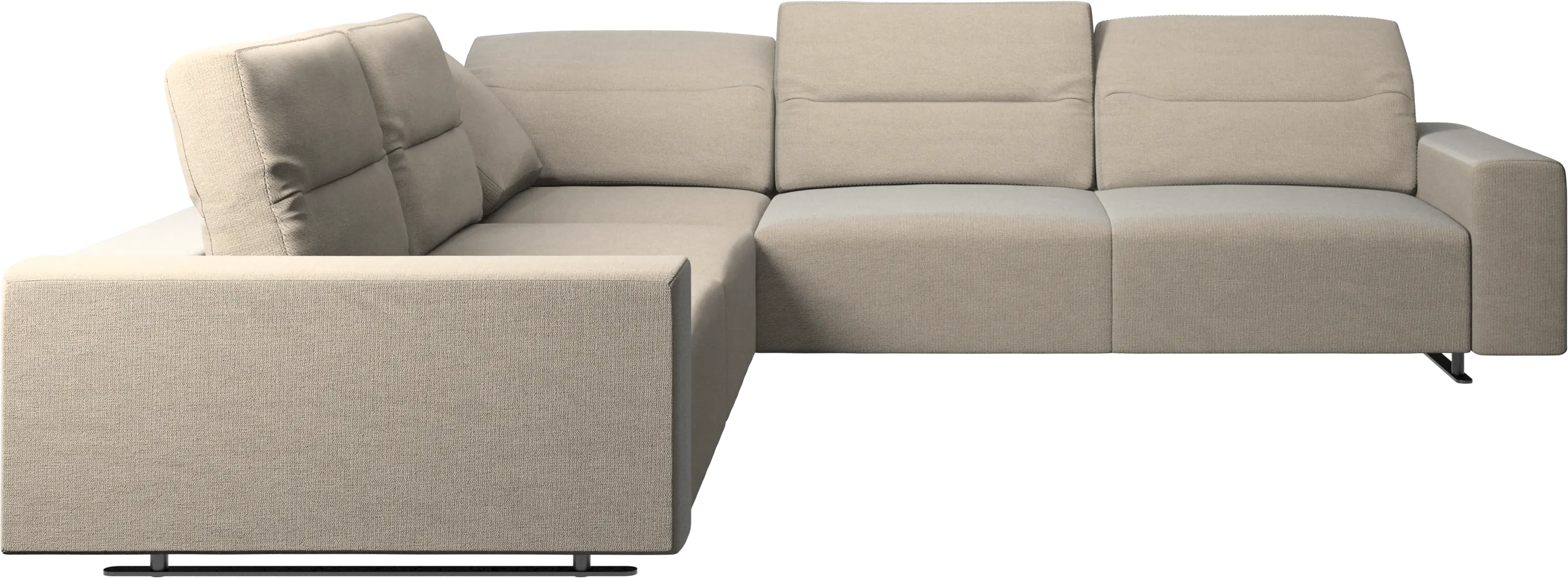 BoConcept ボーコンセプト ハンプトン コーナーソファ サイド収納付き Hampton コーナーソファ アジャスタブルバック＆ライトサイド